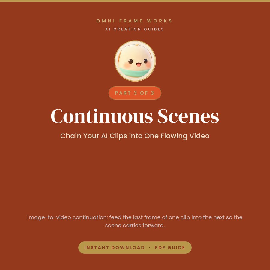 ComfyUI Video Continuation Guide | Chain AI Clips into One Flowing Video | Image to Video | cover