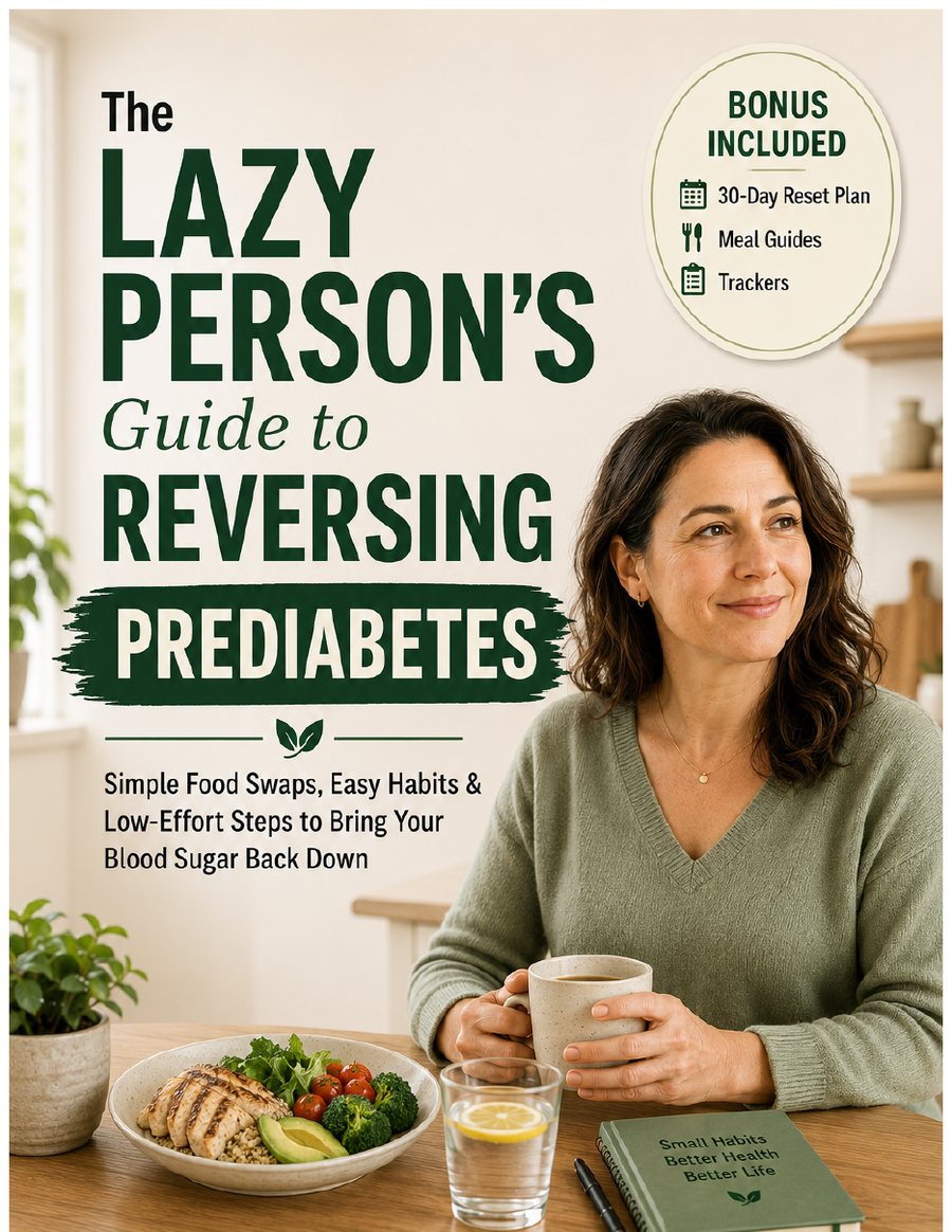 Reversing Prediabetes Guide & Meal Planner | Food Swaps, Habits & Blood Sugar Trackers (Instant PDF) &mdash; cover