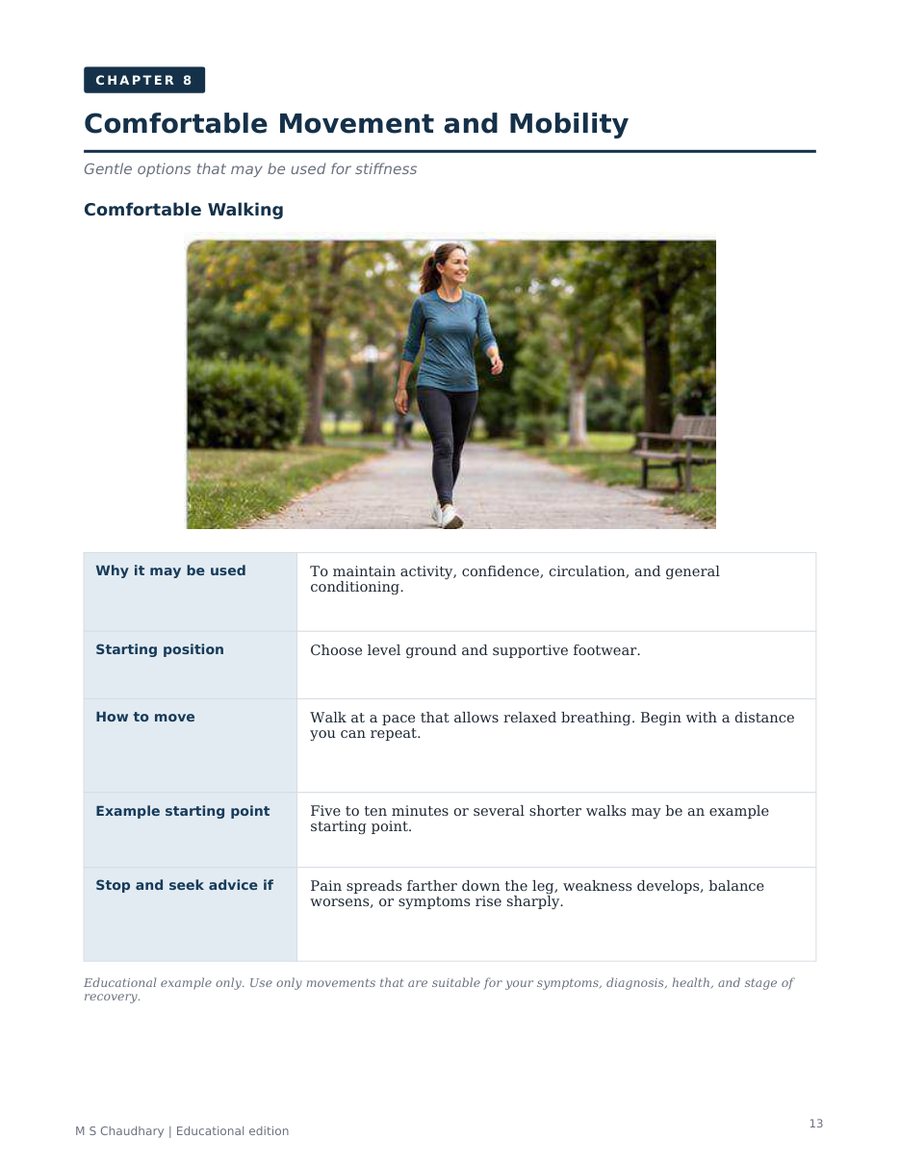 A page from inside Low Back Pain Solution | Relief, Exercises & Recovery (PDF + EPUB)